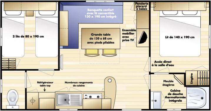 Mobil Home Les Sables D'Or Agde Le Grau-dʼAgde Kültér fotó